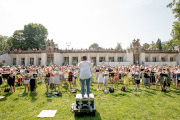 Frauen*BrassMob am 9.Juli 2023 im Volkspark Schöneberg