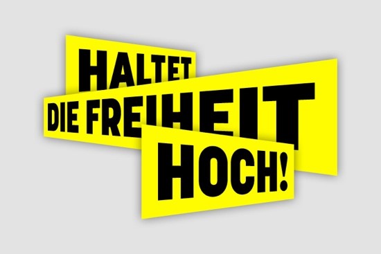 Logo Haltet die Freiheit hoch