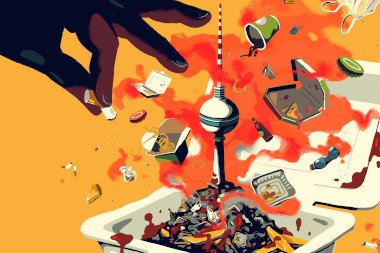 Schmuckbild - Illustration zu vermüllter Stadt